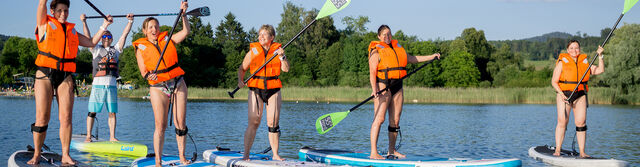 Stand-Up Paddling-Kurse auf dem Greifensee 2025