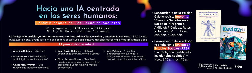 Imagen Hacia una IA centrada en los seres humanos: Contribuciones de las Ciencias Sociales