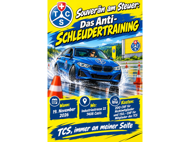 Anti-Schleudertraining in Cazis