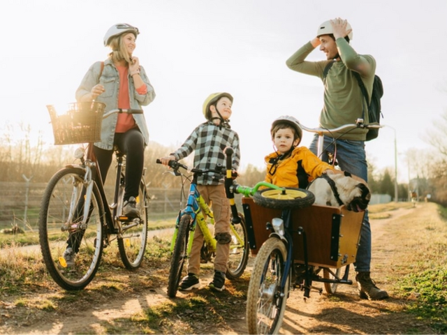 Velotour für die ganze Familie