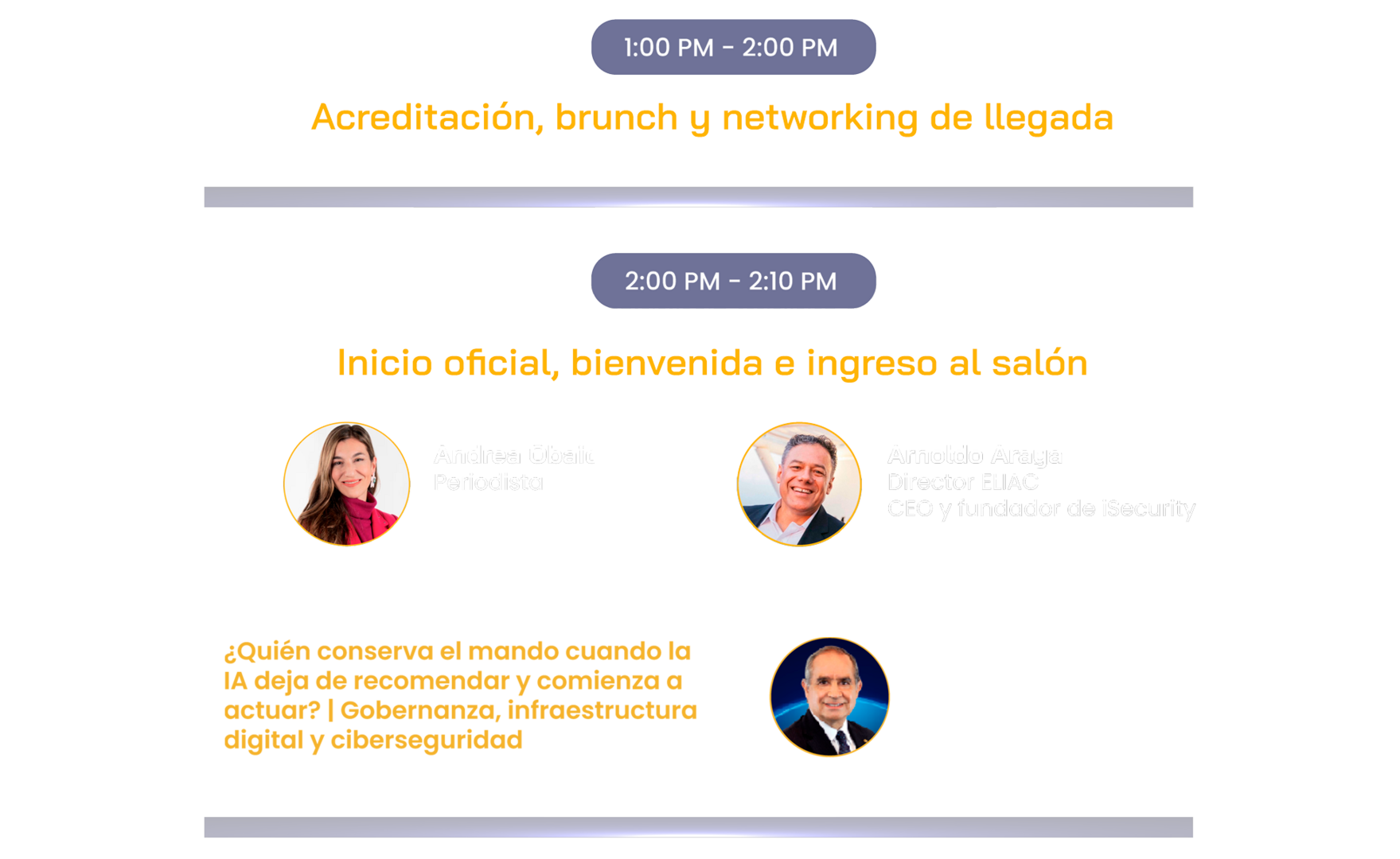 Agenda ELIAC 2026 - Bloque 1