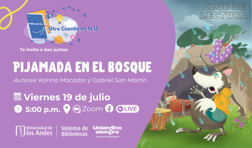 Imagen Otro cuento en la U: Pijamada en el bosque