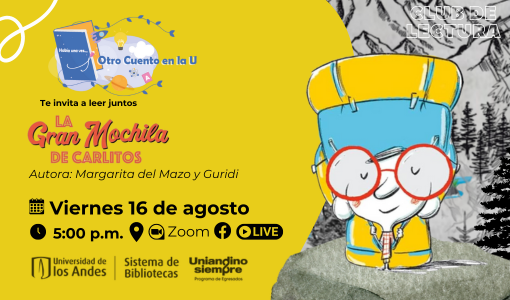 Imagen Otro cuento en la U: La gran mochila de Carlitos