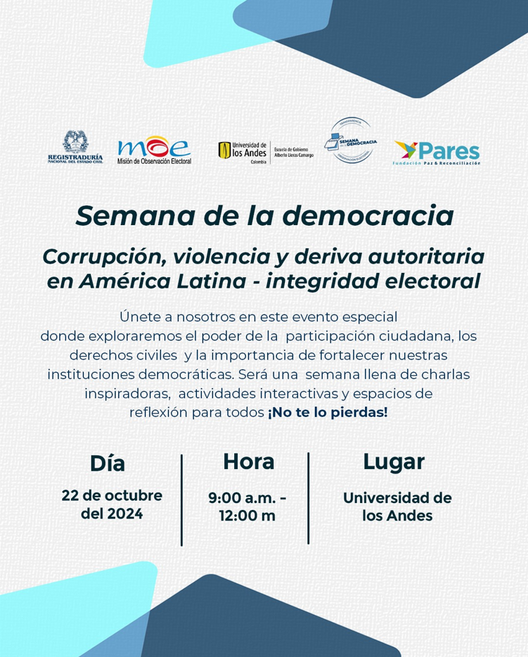 Imagen Corrupción; Violencia y derivada autoritaria en America Latina - integridad electoral