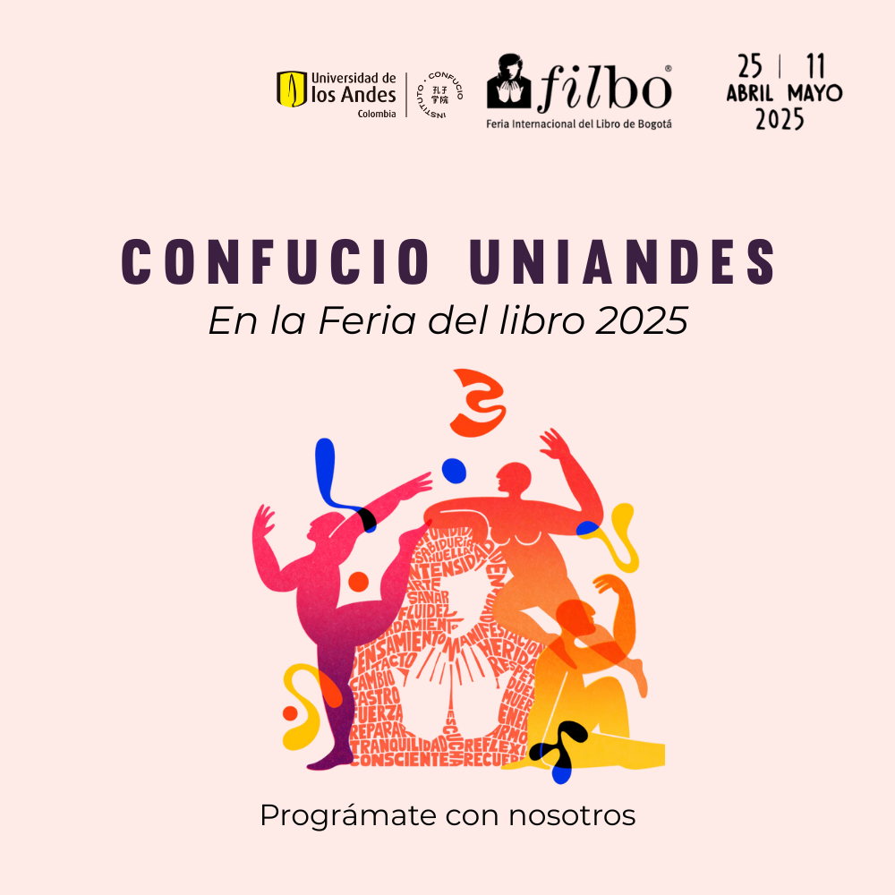 Imagen Confucio uniandes en la Filbo