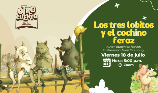 Imagen Otro Cuento en la U "Los tres lobitos y el cochinito feroz"