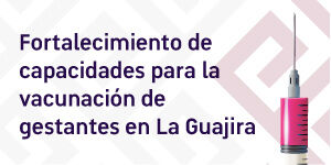 Imagen Fortalecimiento de capacidades para la vacunación de gestantes en La Guajira