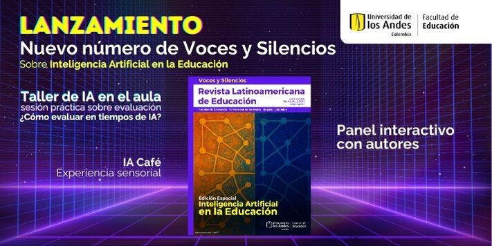 Imagen Pensando Educación - Lanzamiento nuevo número de Voces y Silencios Sobre Inteligencia Artificial en la Educación
