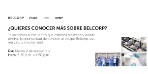 Imagen Presentación corporativa BELCORP