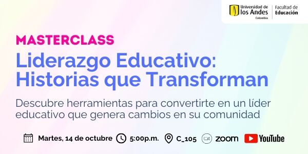 Imagen Masterclass - Liderazgo Educativo: Historias que Transforman