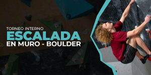 Imagen Torneo interno de escalada en muro - Boulder 2025-2