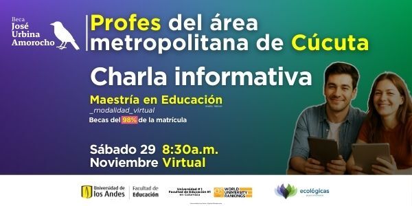 Imagen Charla informativa - Beca José Urbina Amorocho